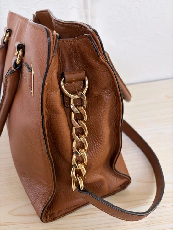 Michael Kors Hamilton East West Leather Satchel - Picture 4 of 9